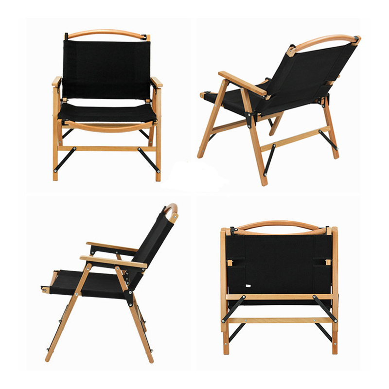 Foldable Beech Wood Kermit Chair For Outdoor Camping KASSICO